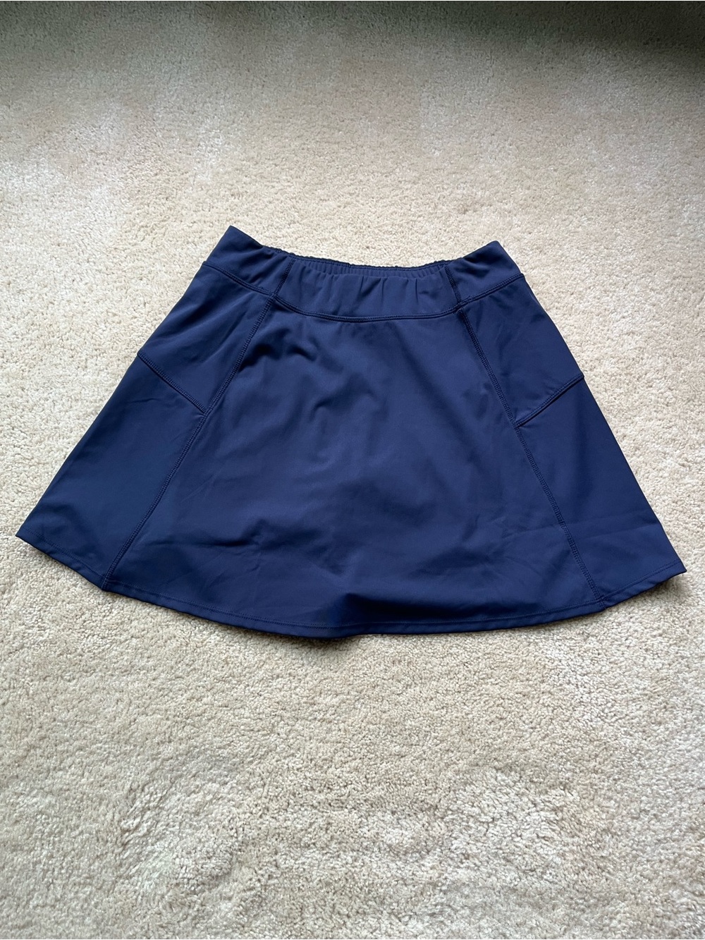 T by Talbots Women’s Navy Blue Skort w/ Shorts Lining  - Size S - EUC - Stretch